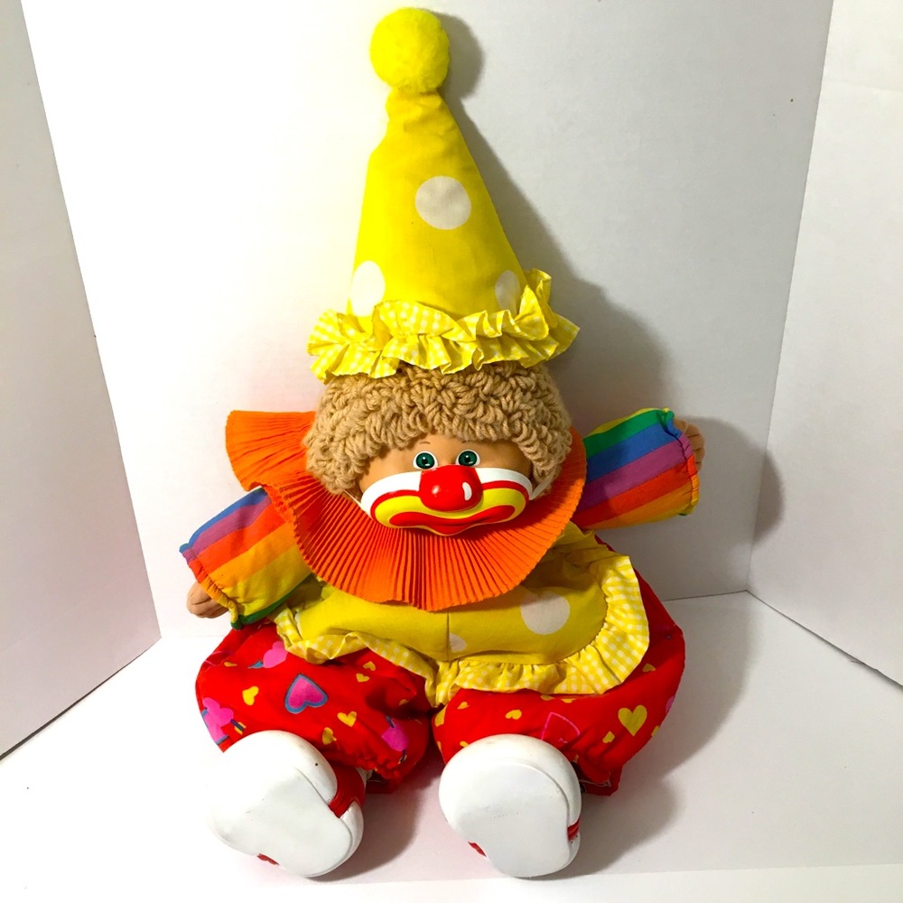 Authentic Vintage 1986 Cabbage Patch Clown Doll